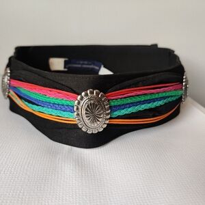 Vintage 80s Ginnie Johansen Designs Dallas Southwestern Corset Belt